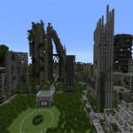 Карта Amberlight City Apocalypse – большой город с разными строениями
