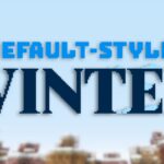 Текстуры Default-Style Winter Pack – добавляет зиму в игру