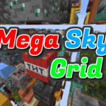 Карта Mega Sky Grid – куча мест и выживание