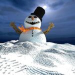 Карта Frosty the Snowman – сыграть со снеговиком