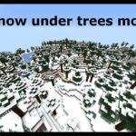 Мод Snow Under Trees – заснеженные деревья
