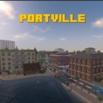 Карта Portville – город с реальными машинами