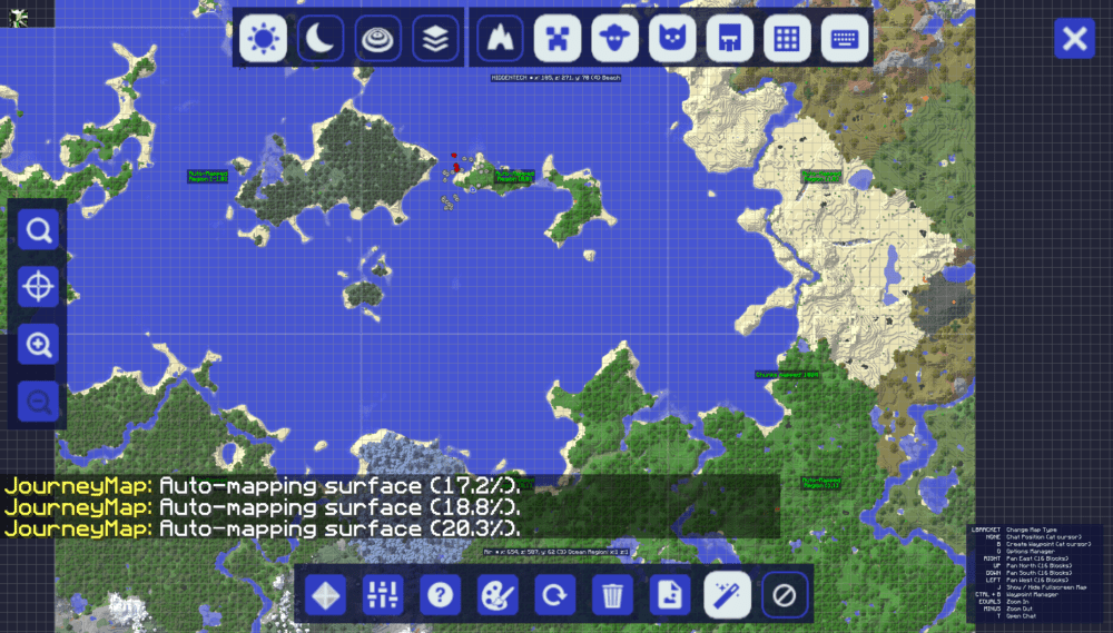 Мод Chunk Pregenerator – генерация чанков