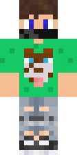 Парень в зелёной футболке