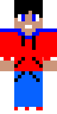 Гоку в стиле Minecraft